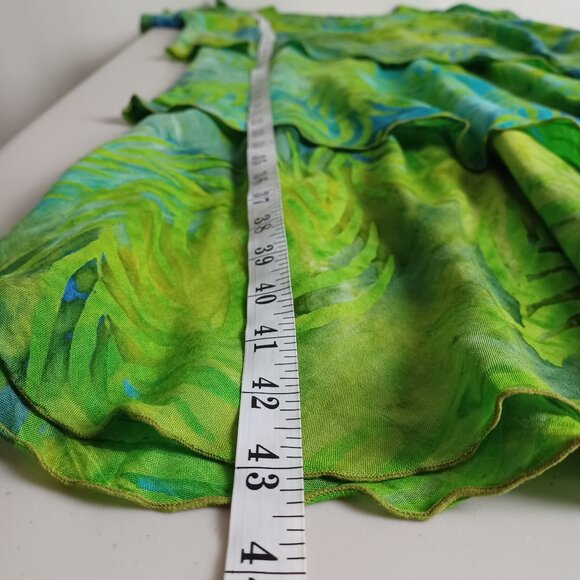 Lotus Traders Palm Print Tiered Dress - Picture 13 of 14